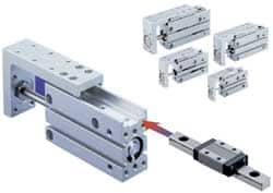 SMC PNEUMATICS 6mm Bore x 40mm Stroke Compact Slide Cylinder