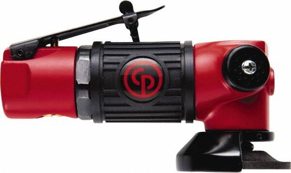 CHICAGO PNEUMATIC 2 Wheel Diam, 22,000 RPM Air Angle Grinder