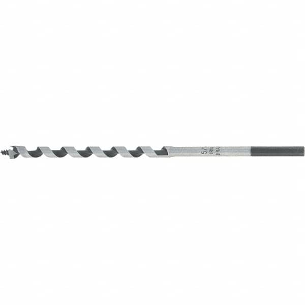 IRWIN 5/16, 7/32 Diam Straight Shank, 71/2 Overall Length with 41/2 Twist, Solid Center Auger Bit