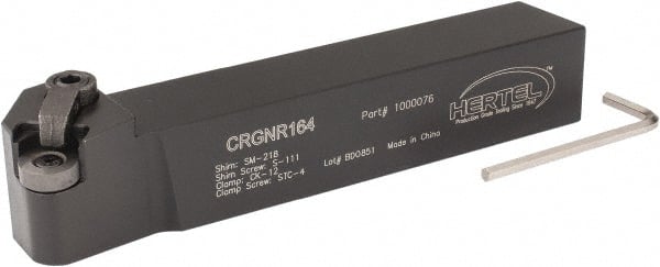 HERTEL Right Hand 5&deg; Negative Rake Indexable Turning Toolholder