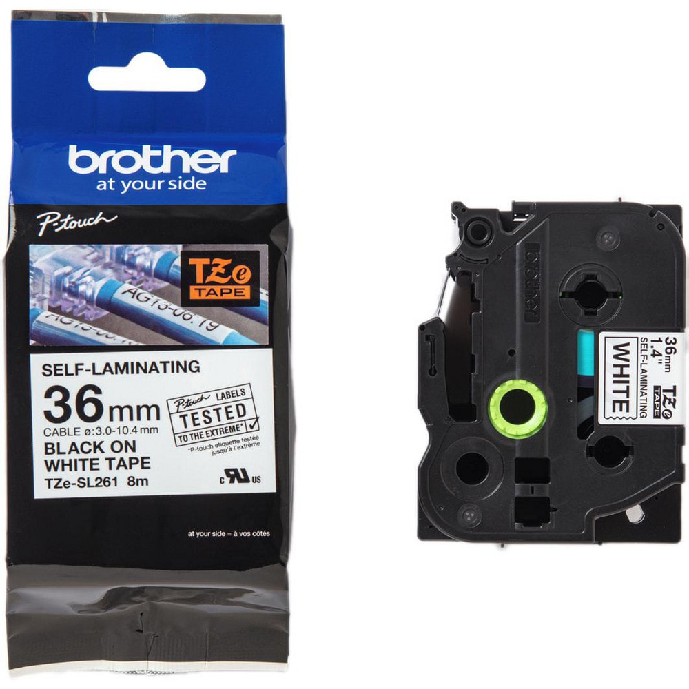 1.4 IN X 26.2 FT (36MM X 8M), 0.37 IN (9 BROTHER MOBILE SOLUTIONS. MANUFACTURER: BROTHER MOBILE SOLU