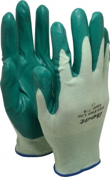 SHOWA Size M (8) Nitrile Coated Nylon General Protection Work Gloves