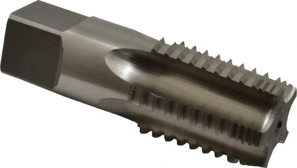 REIFF & NESTOR 1 111/2 NPT, 5 Flutes, Bright Finish, High Speed Steel, Interrupted Thread Pipe Tap