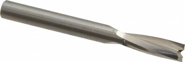 ONSRUD 1/4 Diam, 3/4 LOC, 2 Flute Solid Carbide Upcut Spiral Router Bit