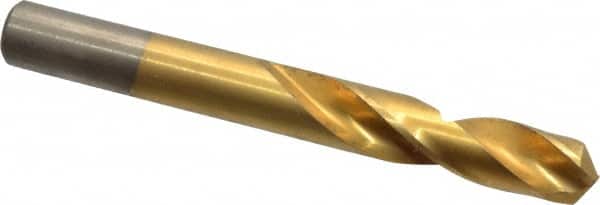 CHICAGO-LATROBE 0.348 135&deg; Spiral Flute High Speed Steel Screw Machine Drill Bit