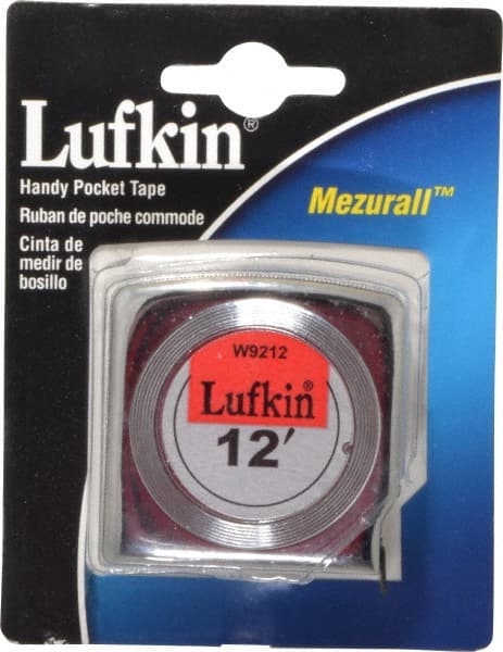 LUFKIN 12 x 1/2 Yellow Blade Tape Measure