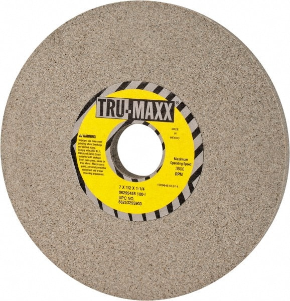 TRU-MAXX 7 Diam x 11/4 Hole x 1/2 Thick, I Hardness, 100 Grit Surface Grinding Wheel
