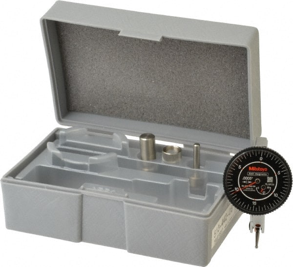 MITUTOYO 0.06 Inch Range, 0.0005 Inch Dial Graduation, Horizontal Dial Test Indicator