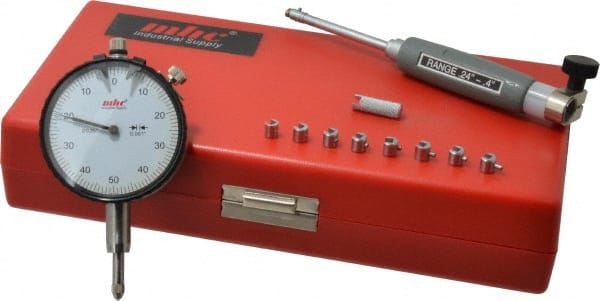 MSC INDUSTRIAL 9 Anvil, 0.24 to 0.4 Dial Bore Gage