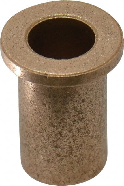 BOSTON GEAR 3/8 Inside x 1/2 Outside Diam, Oil Impregnated Bronze Sleeve Bearing