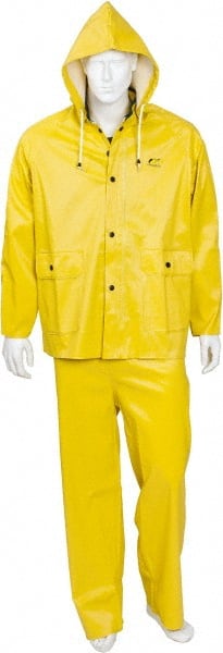 ONGUARD Size L Yellow Rain Three Piece Suit