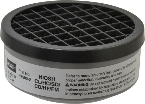 NORTH SAFETY HONEYWELL-SPERI CHLORINE/HCL/SO2/HF VAPOR CARTRIDGE