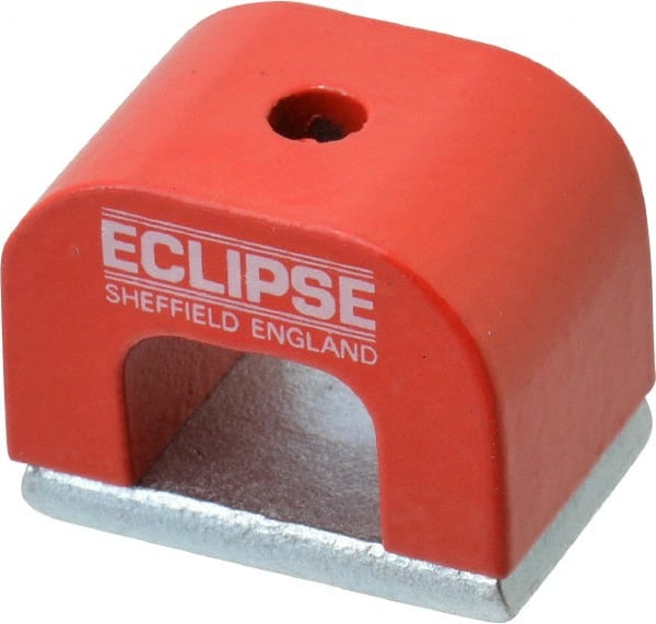 ECLIPSE 1 Hole, 0.1969 Hole Diam, 51/64 Overall Width, 13/16 Deep, 51/64 High, 9.5 Lb Average Pull Force, Alnico Power Magnets