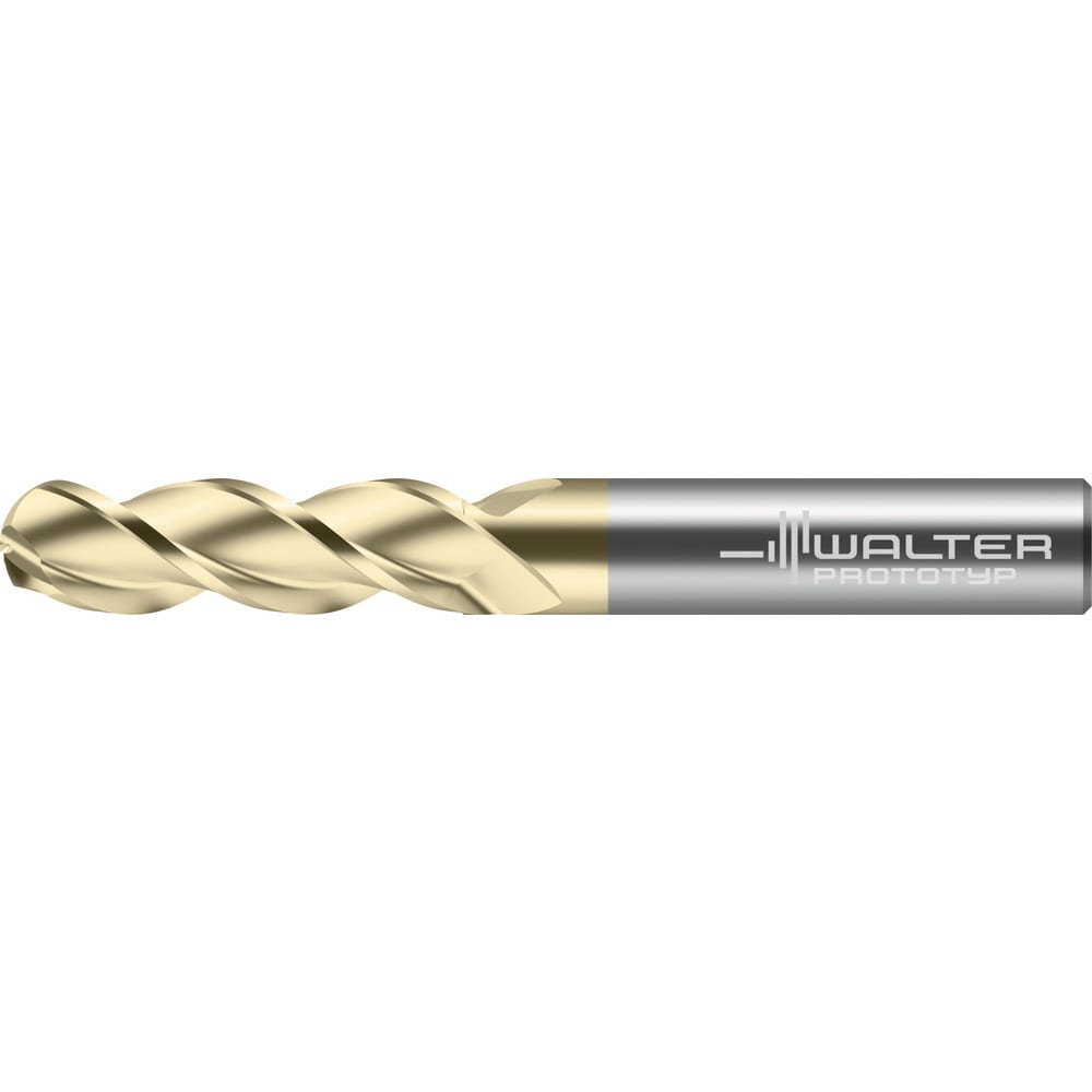 WALTER-PROTOTYP Ball End Mills; Mill Diameter (Inch): 3/8 ; Mill Diameter (Decimal Inch): 0.3750 ; Number Of Flutes: 3 ; End Mill Material: Solid Carbide ; End Type: Ball End ; Length of Cut (Inch): 11/2