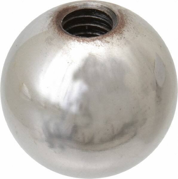 GIBRALTAR 5/1618 Thread, 1 Diam, Threaded Hole Ball Knob
