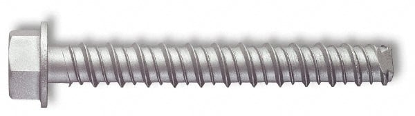 RED HEAD 1/2 Diam, 5 Length Under Head, Hex Drive, Concrete Screw & Masonry Fastener
