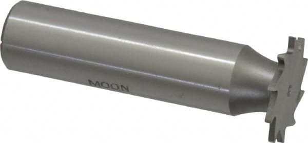 MSC 3/4 Diam x 3/64 Face Width, High Speed Steel, 14 Teeth, Shank Connection Woodruff Keyseat Cutter