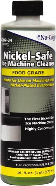 NU-CALGON HVAC Cleaners & Scale Removers; Container Size (oz.): 16 ; Container Type: Bottle ; Additional Information: Nickel Safe Ice Machine Cleaner ; Type: Ice Machine Cleaner ; Formula Type: Phosphoric & Citric Acid ; PSC Code: 4130