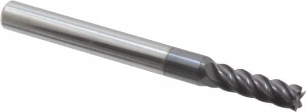 PROMAX 5/32, 1/2 LOC, 3/16 Shank Diam, 2 OAL, 5 Flute, Solid Carbide Square End Mill