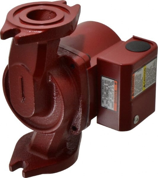 BELL & GOSSETT 1/40 hp, 59/16 Long, 1 Phase, Cast Iron Housing, Polypropylene Impeller, Inline Circulator Pump