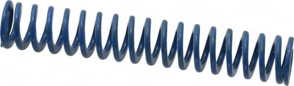 ASSOCIATED SPRING RAYMOND 5/8 Hole Diam, 11/32 Rod Diam, 31/2 Free Length, Blue Die Spring