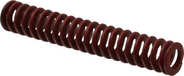 ASSOCIATED SPRING RAYMOND 3/4 Hole Diam, 3/8 Rod Diam, 41/2 Free Length, Red Die Spring