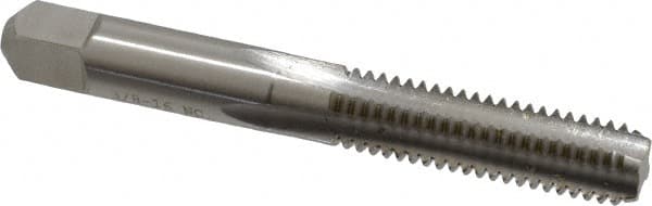 HERTEL 3/816 UNC H2 4Flute Bright Finish High Speed Steel Straight Flute Standard Hand Tap