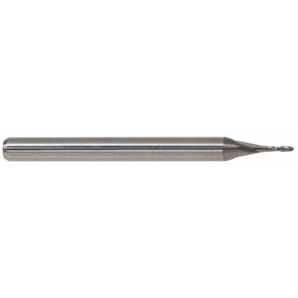 ACCUPRO 7/16 Diam, 2 LOC, 2 Flute Solid Carbide Ball End Mill