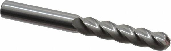 ACCUPRO 7/16 Diam, 2 LOC, 4 Flute Solid Carbide Ball End Mill