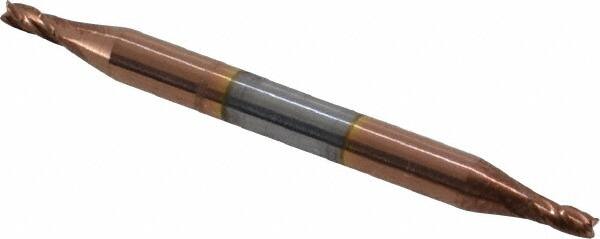 ACCUPRO 1/16, 1/8 LOC, 1/8 Shank Diam, 11/2 OAL, 4 Flute, Solid Carbide Square End Mill
