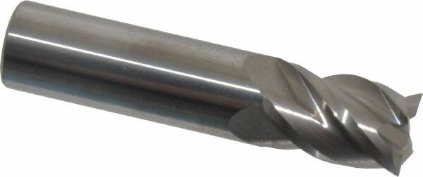 ACCUPRO 7/16, 5/8 LOC, 7/16 Shank Diam, 2 OAL, 4 Flute, Solid Carbide Square End Mill