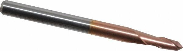 ACCUPRO 3/32 Diam, 3/16 LOC, 2 Flute Solid Carbide Ball End Mill