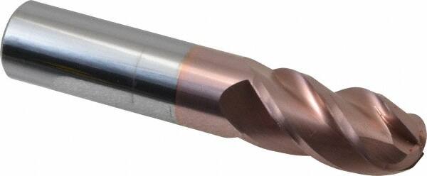 ACCUPRO 3/4 Diam, 11/2 LOC, 4 Flute Solid Carbide Ball End Mill