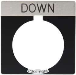 EATON CUTLER-HAMMER Square, Legend Plate Down