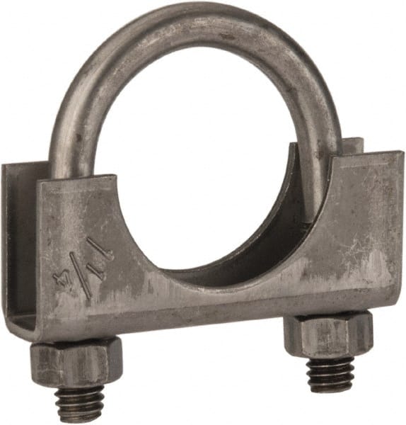 MSC 5/1618 UNC, Round U Bolt Clamp with Clamping/Guillotine Mount for 11/4 Pipe