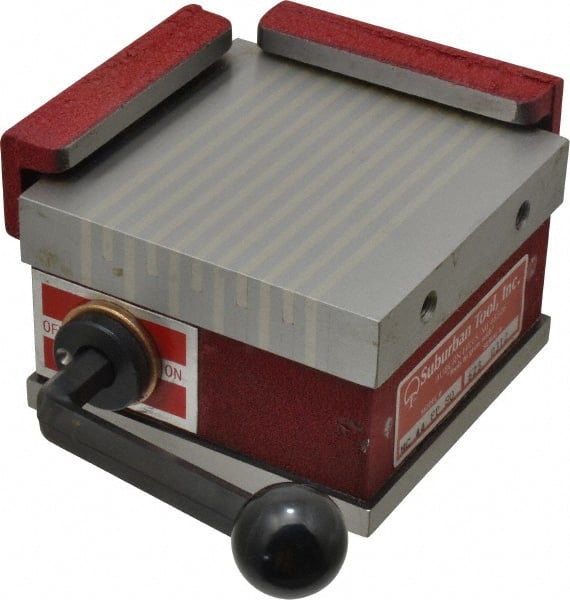 SUBURBAN TOOL Fine Pole Square Permanent Magnetic Block Chuck