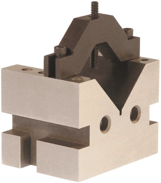 SUBURBAN TOOL 15/8 Max Capacity, 90&deg; Angle, Hardened Steel VBlock