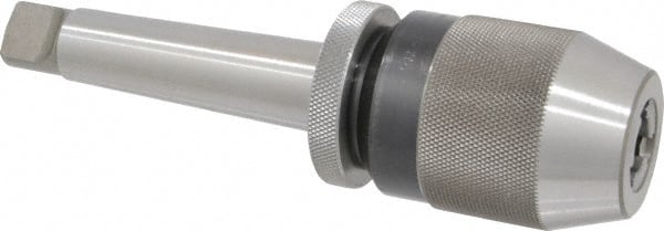 ALBRECHT 3MT, 1/32 to 1/2 Capacity, Steel Integral Shank Drill Chuck