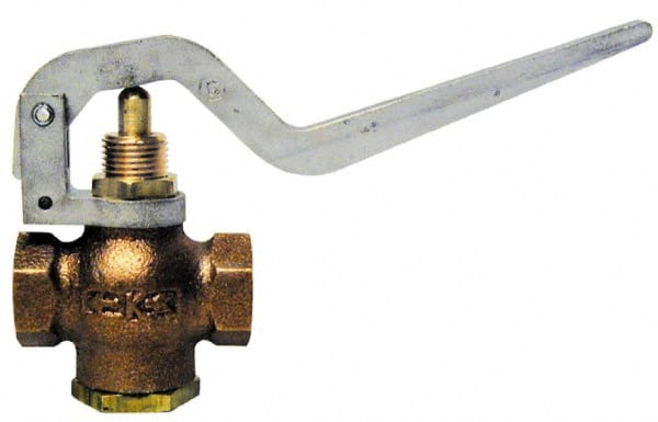 KINGSTON 11/4 Pipe, 400 Max psi, Buna N Disc, Self Closing Control Valve