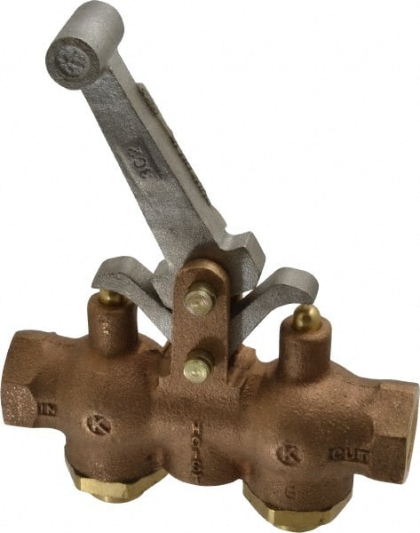 KINGSTON 1/2 Inlet NPT 1/2 Outlet Locking Lever Hoist Control Air Valve