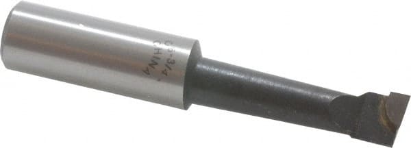 MSC INDUSTRIAL 9/16 Min Bore Diam, 21/4 Max Bore Depth, 3/4 Shank Diam, Boring Bar