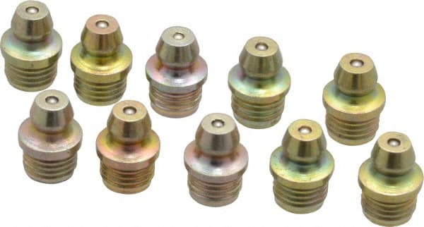 PRO-LUBE Straight Head Angle, 5/16 NPT Steel DriveIn Grease Fitting