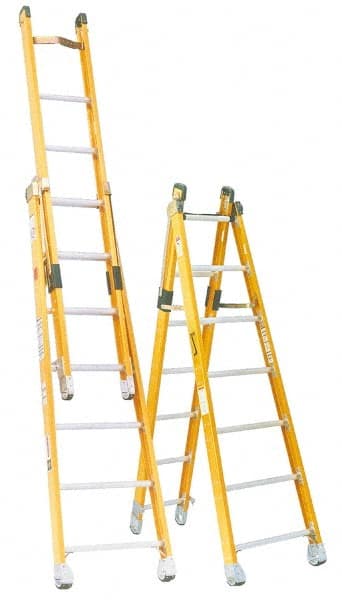 MSC 6 High, Type IAA Rating, Fiberglass Extension Ladder