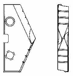 ALLIED MACHINE AND ENGINEERING #4 TA M4 TIN 29/32 High Speed Steel Spade Drill Insert