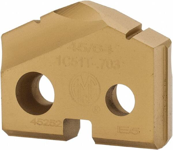 ALLIED MACHINE AND ENGINEERING 45/64 Diam 132&deg; Seat Size 1 Spade Drill Insert