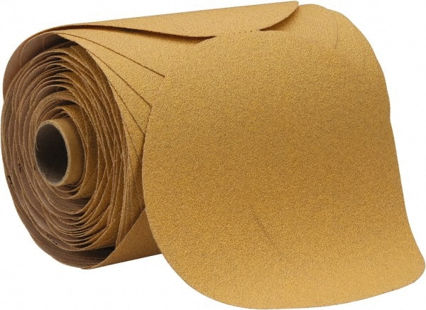 MSC INDUSTRIAL 6 Diam, 80 Grit Aluminum Oxide Adhesive PSA Disc
