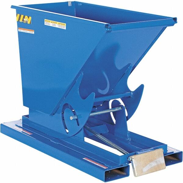 VESTIL MANUFACTURING HD Hopper .33 CbYd Blue