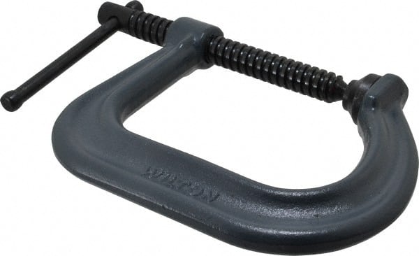 WILTON RegularDuty 4 Max Opening, 4 Throat Depth, Forged Steel Standard CClamp