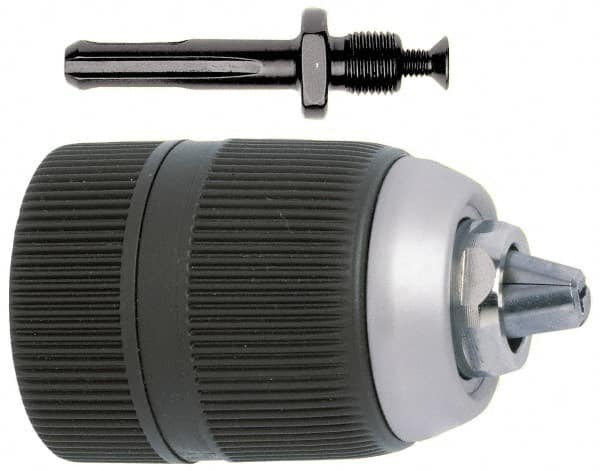 ACCUPRO 1/16 to 1/2 Capacity, Integral Shank Drill Chuck