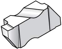 KENNAMETAL 2062NGP Grade K68, 1.58mm Cutting Width Carbide Grooving Insert